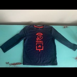 Adidas Football Quick Dry Long Sleeve Tee Size 4